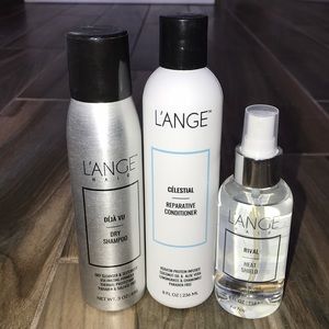 L’ange dry shampoo, conditioner, & heat shield
